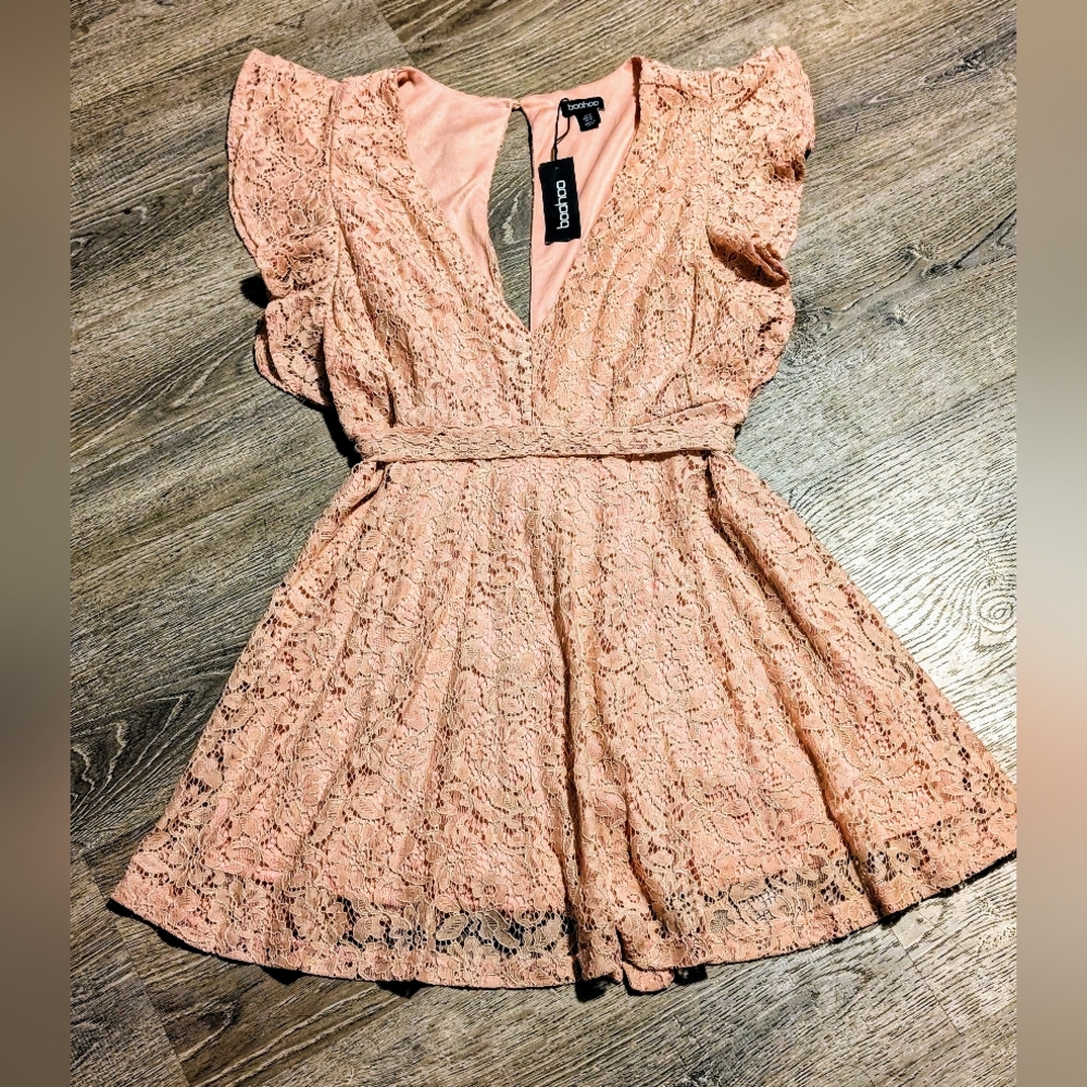Pink Lace Dress